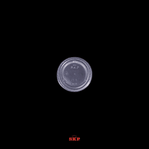 Durable flat sampling plastic cup lid